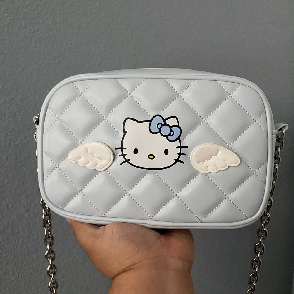 Forever 21 Light Blue Quilted Bag